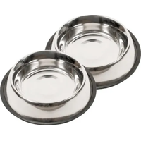 Genérico - Pack 2 Platos Acero Inoxidable 64Oz