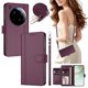 thumbnail image 2 of Funda Cartera de Cuero Sintético para Xiaomi 15 Ultra, Morado Oscuro, 2 of 6