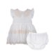 thumbnail image 1 of Vestido Bebé Niña Tul Macramé Crudo Pillin, 1 of 3