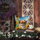 thumbnail image 5 of Cojín Sunflowers Tibetan Spaniel, 5 of 6