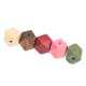 thumbnail image 3 of 30pcs 20mm te?ido pintado geométrico tallado cuentas de madera, 3 of 4