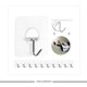 thumbnail image 3 of Ganchos adhesivos de pared Easenest, paquete de 12, sin clavos, acero inoxidable, 3 of 6