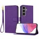 thumbnail image 1 of Funda Cartera para Samsung Galaxy S24 FE Tarjetero Soporte Magnético y Correa Morado, 1 of 5