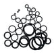 thumbnail image 1 of Kit de anillo de buceo estándar de 36 piezas para el tanque de la manguera del regulador de buceo BCD, 1 of 3