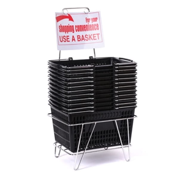 Cestas para Ropa - Pack de 12 - 39x29x20 cm - Negro