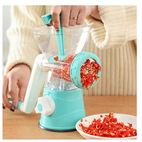 Genérico - Picador Moledor De Carne Manual, Multifuncional Azul