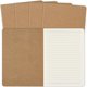 thumbnail image 1 of ZCZN 5 Pack A5 Kraft Notebooks Bulk, 8.15 x 5.5 Inches Lined P, 1 of 3