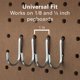 thumbnail image 3 of Kit de ganchos para tablas National Hardware S819-841 CD8377, 51 piezas, 3 of 6