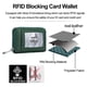 thumbnail image 4 of Cartera de cuero para tarjetas de crédito, con cremallera tipo acordeón, tarjetero RFID, monedero pequeño con ventana para identificación, 4 of 6