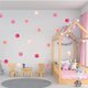 thumbnail image 3 of Círculos en Acuarela Rosa Vinilo Sticker para Decoración Infantil Pared Calcomonia, 3 of 3
