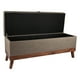 thumbnail image 3 of Banqueta con Baúl Incy Gris Beige Omega 120x40x50 cm, 3 of 4
