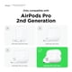 thumbnail image 2 of Funda Elago AW5 compatible con Apple AirPods Pro de segunda generación, 2 of 6