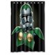thumbnail image 1 of Divertida cortina de ducha de Star Wars, juego de cortina de baño con ganchos, tamaño 48 x 72 pulgadas, 1 of 3