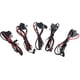 thumbnail image 1 of Arnés de terminales de junta tórica SAE de 2 pies, cable de 2 pines, extensión de arnés de terminales, cable de carga, cable de conexión SAE de desconexión rápida con fusible de 10 A, 5 paquetes., 1 of 7