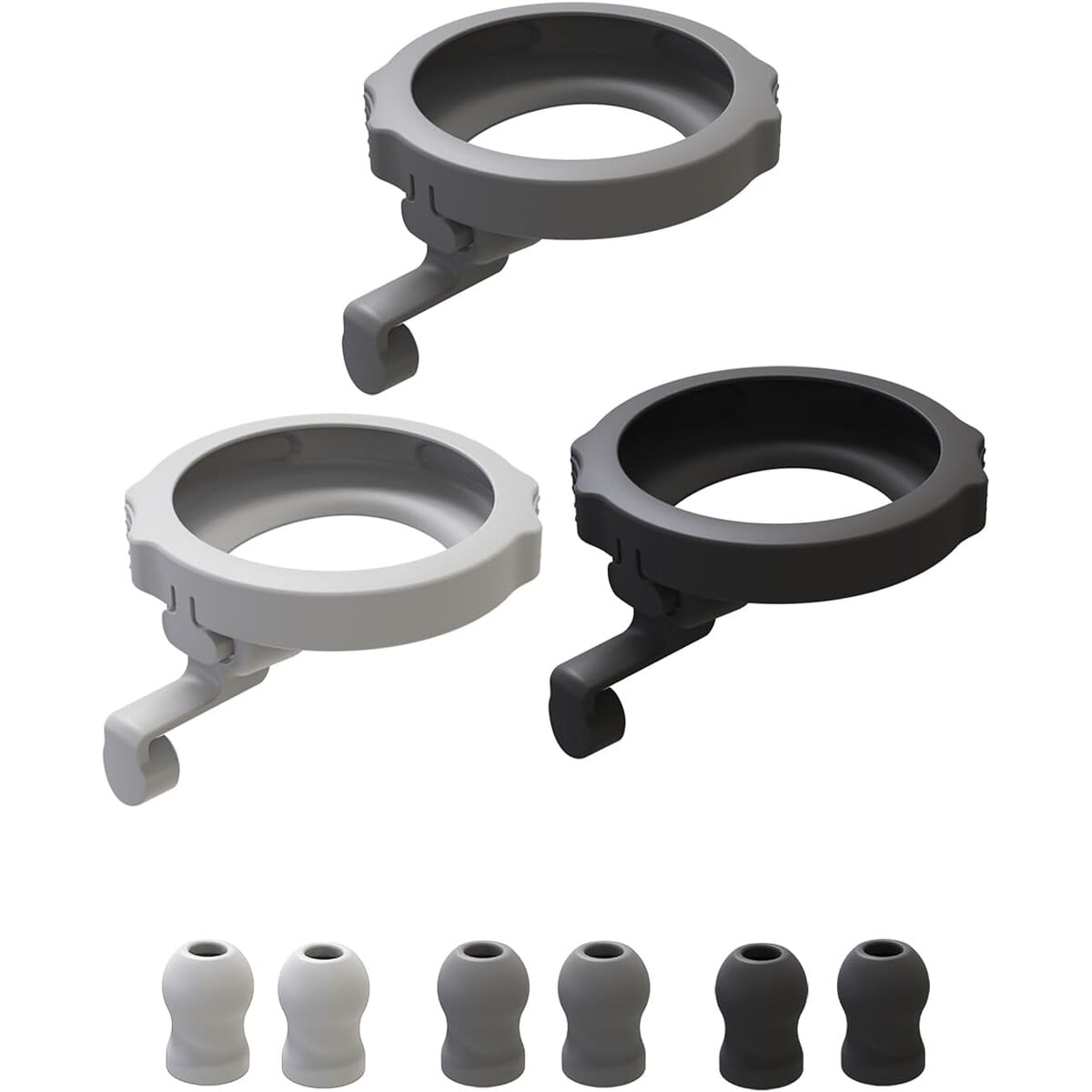 Funda Silicona 3 Pack 6 Eartips Para Eko Core 500 Estetoscopio