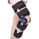 thumbnail image 1 of Rodillera ROM con bisagras, soporte de rodilla post operatorio, ajustable, negro, 1 of 3