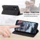thumbnail image 3 of Funda tipo cartera con bloqueo RFID para Samsung Galaxy A36 Con tapa abatible, portatarjetas, cierre magnético, TPU y soporte Negro, 3 of 6