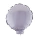 thumbnail image 1 of Globo de aluminio circular sobre barra, divertido, a la moda estadounidense, plata mate, 28 cm, 1 of 1