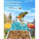 thumbnail image 4 of Alimentador y Baño Inteligente para Aves Silvestres con Cámara 4K HD VISIOGEAR Azul, 4 of 8