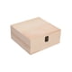 thumbnail image 5 of Caja De Almacenamiento De Madera Decoraciones Portátiles Para El Hogar Caja De Regalo Sin Terminar Caja De Baratijas De Madera 23x23x10cm, 5 of 5