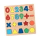 thumbnail image 1 of Puzzle Encaje De Madera Letras Abecedario Numeros Didactico, 1 of 3