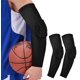 thumbnail image 1 of Manguito de voleibol acolchado SUJAYU, paquete de 2, color negro, talla S, 1 of 7