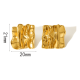 thumbnail image 3 of Aros Maxi Chunky Bañados En Oro 18k Para Mujer, 3 of 3