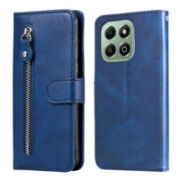 Gangxun - Funda Con Cremallera Para Honor X6B 4G, Carcasa Cartera De Cuero Pu Con Soporte Y Tarjetero