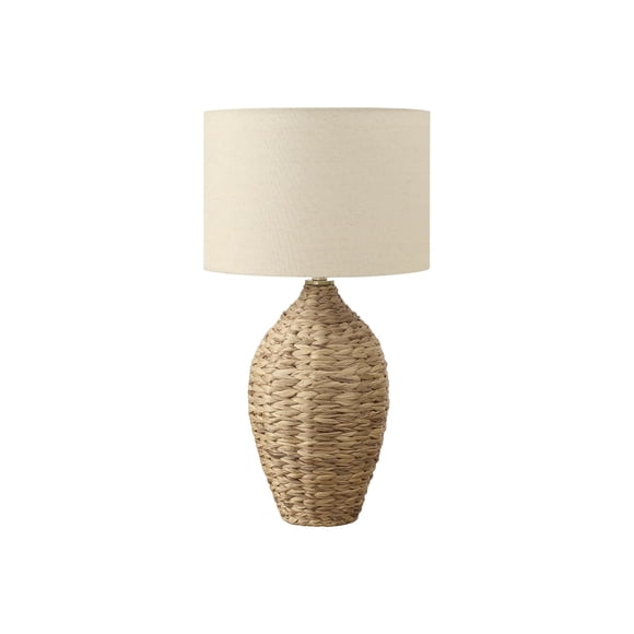 Lámpara de Mesa Monarch Specialties I 9917 Iluminación 30 cm Ratán Natural