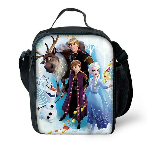 3 pcs set Frozen Princess Elsa Child School Backpack with Lunch Bags ,Pencil Bags ,Cartoon School Bags for Boys Girls Best Gift