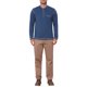 thumbnail image 2 of INSPIRE CHIC Camisetas Henley de Manga Larga con Bolsillo en el Pecho para Hombre Camiseta Básica Casual M Azul Marino, 2 of 6