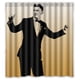 thumbnail image 1 of Cortina de ducha Justin Timberlake con ganchos (167 x 183 cm), 1 of 3