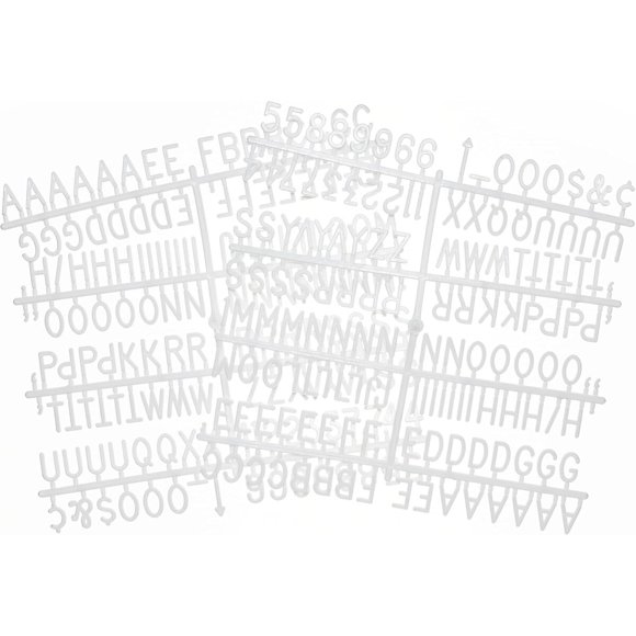 Letras para Pizarra de Fieltro Veskaoty 294 Piezas