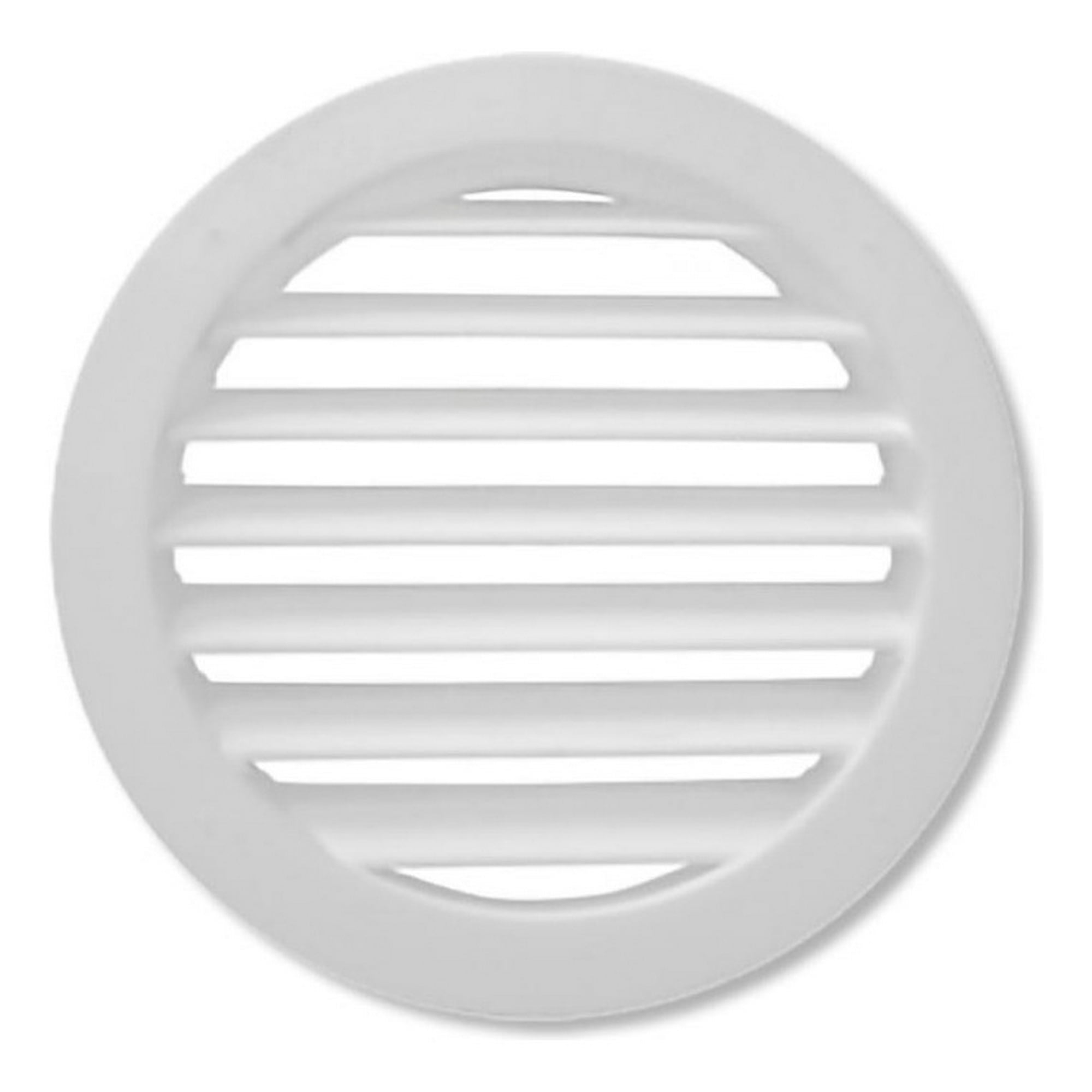 Celosía Ventilación Pvc Circular 10x10cm Blanco 50un Dvp