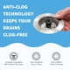 thumbnail image 2 of Colador de fregadero SinkShroom Kitchen, acero inoxidable sin obstrucciones, 2 of 9