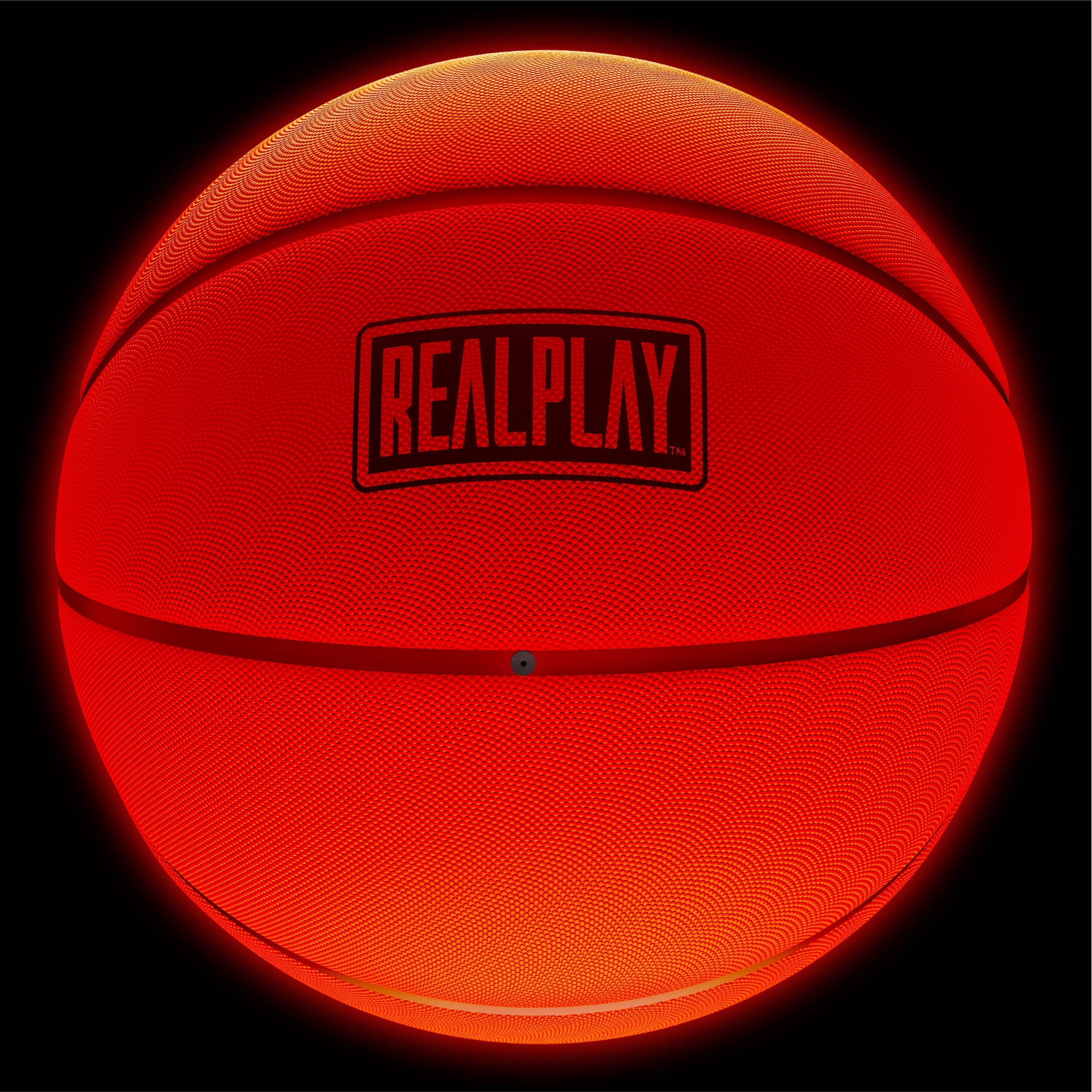 Balón De Baloncesto Realplay Luminoso Naranja