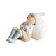 thumbnail image 1 of Estatua De Figura De Dibujos Animados, Lindo Adorno De Mesa Para Gabinete, Dormitorio, Sala De Estar, Niño Azul, 1 of 3