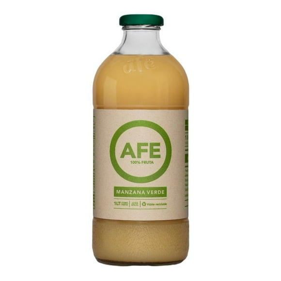 Jugo De Manzana Verde 100% Puro Botella, 1000 ml