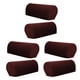 thumbnail image 1 of Juego de 6 muebles de franela Sofá Reposabrazos Cubiertas Protectores Café oscuro, 1 of 5