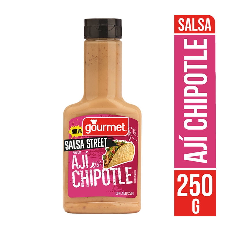 Salsa Street Aji Chipotle Botella 250 g Gourmet