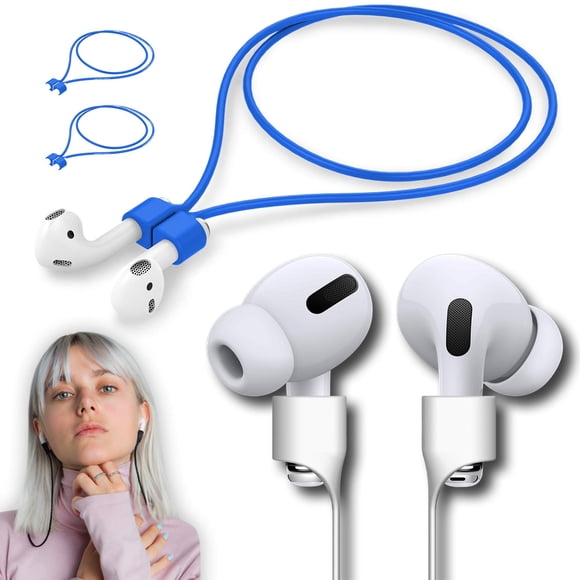 Correa magnética ultra fuerte cobcobb para AirPods Pro, 70 cm, azul