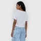 thumbnail image 2 of Polera Mujer Fun Manga Corta Crop Blanco Corona, 2 of 5