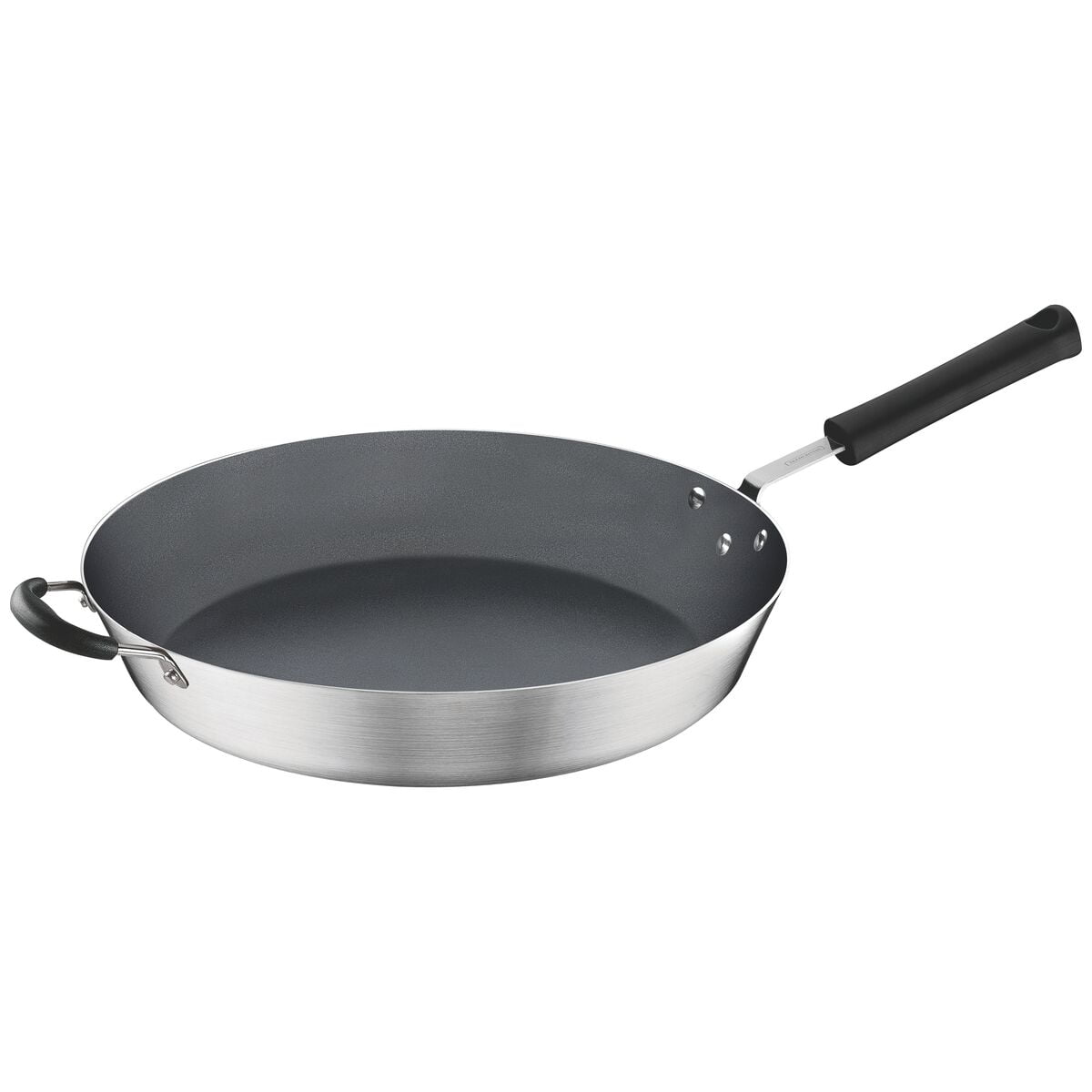 Sartén Tramontina Profesional En Aluminio Con Revestimiento Interno Con Antiadherente Starflon Premium Y Acabado Externo Lijado 38 Cm 6,9 L