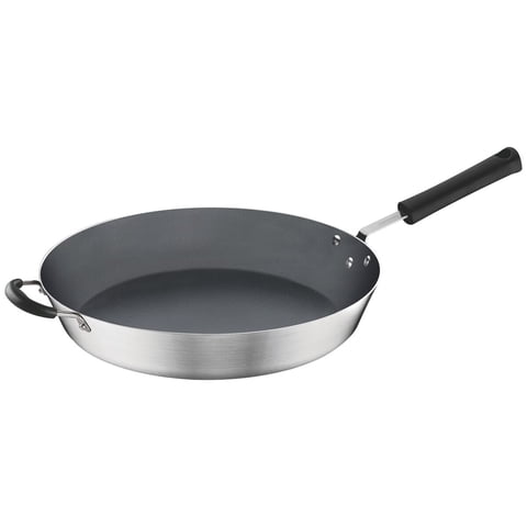 Sartén Tramontina Profesional En Aluminio Con Revestimiento Interno Con Antiadherente Starflon Premium Y Acabado Externo Lijado 38 Cm 6,9 L