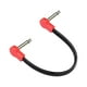 thumbnail image 3 of Cable De Conexión Para Guitarra, Pedal De Efectos De Bajo, Cable De Conexión TS, Cable De Pedal De Efecto, 20 Cm, Rojo B, 3 of 5
