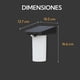 thumbnail image 4 of 2 Unidades Apliue Solar vertical Sin Base Contra Agua Con Sensor De Movimiento, 4 of 7