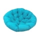 thumbnail image 4 of Hamaca con cojín, cojín para silla columpio para uso interior o exterior, mecedora, cojín colgante para silla tipo huevo, cojín redondo para jardín, , Azul, 4 of 5