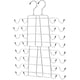 thumbnail image 1 of Perchas metálicas plegables para camisetas sin mangas, sujetadores, trajes de baño, cinturones y corbatas (paquete de 2), 1 of 8