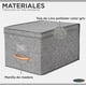 thumbnail image 2 of Pack 2 Cajas Organizadoras Carry All Plegables Closet Ropa Accesorios Large Apilables Con Tapa, 2 of 9