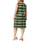 thumbnail image 3 of Agnes Orinda Tallas Grandes Vestidos de Verano sin Mangas con Diseño Tie Dye para Mujeres Vestido de Playa Camiseta Vestido Casual Suelto de Tirantes 4X Verde Militar, 3 of 6
